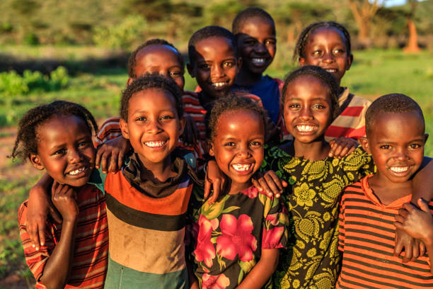 Children learning in a classroom supported by NordBridge Aid